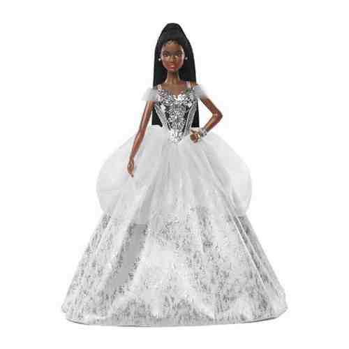 Barbie 2021 Holiday Brunette Braids (Барби Праздничная 2021 Брюнетка с косами) арт. 1411170924